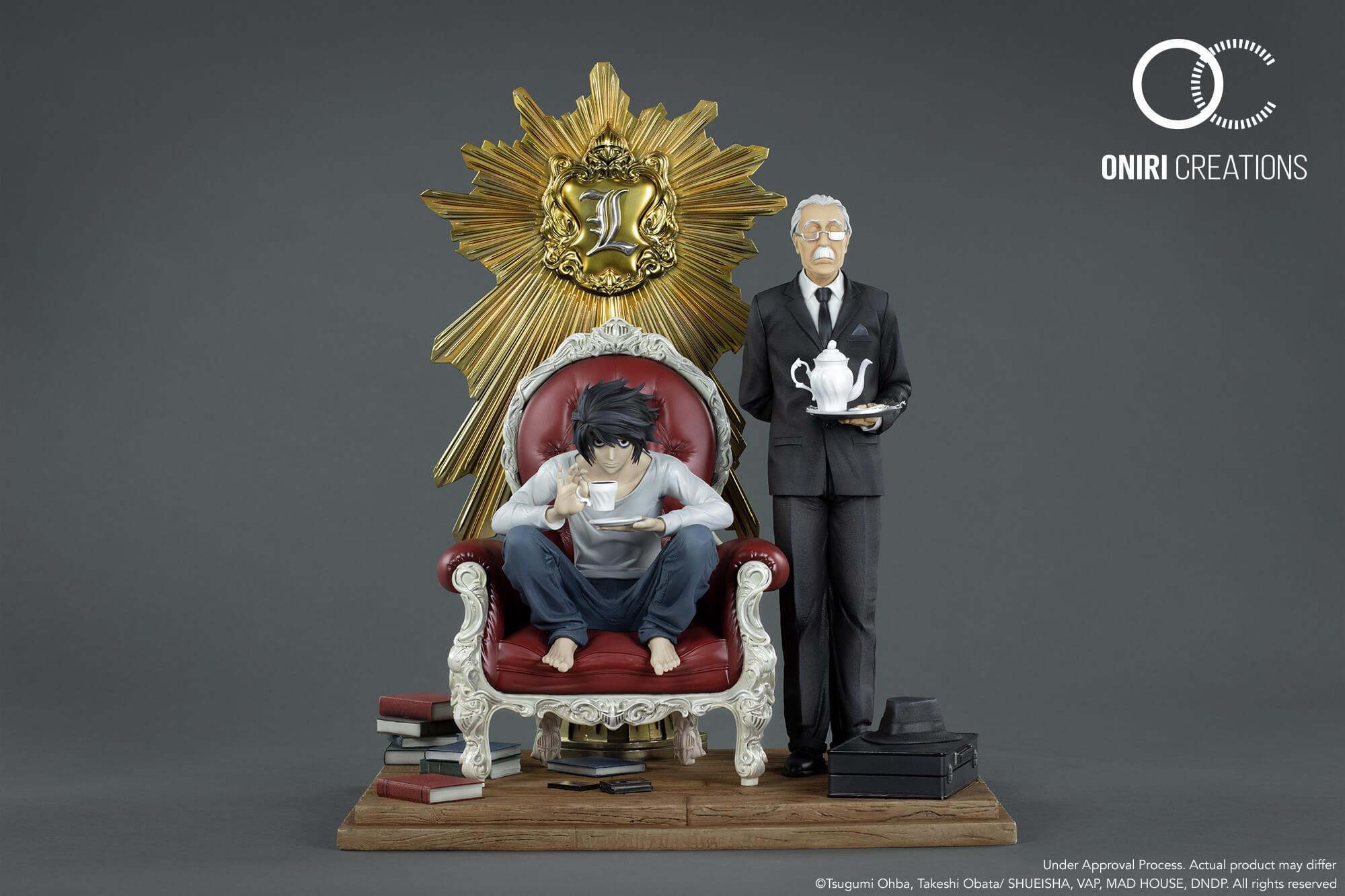 Preview: L und Watari - Death Note Diorama - Oniri Creations