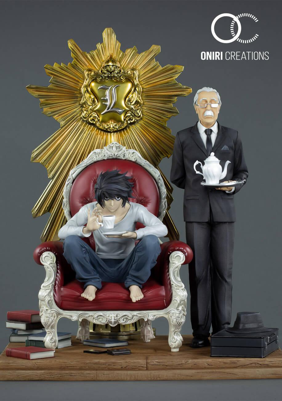 Preview: L und Watari - Death Note Diorama - Oniri Creations