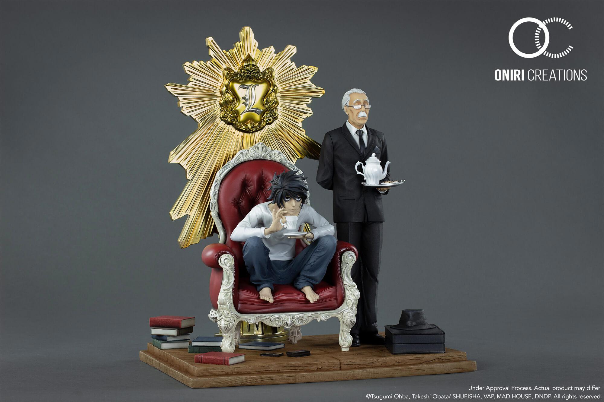 Preview: L und Watari - Death Note Diorama - Oniri Creations