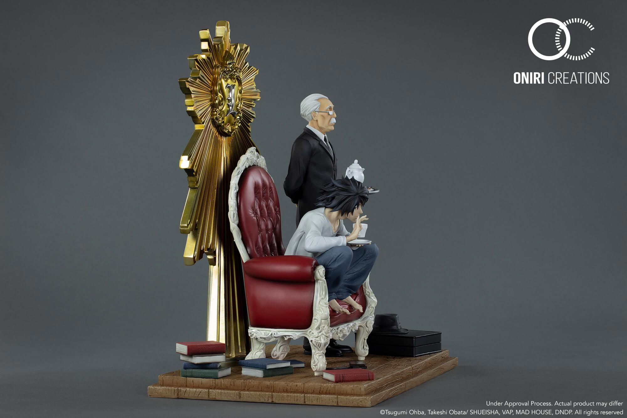 Preview: L und Watari - Death Note Diorama - Oniri Creations