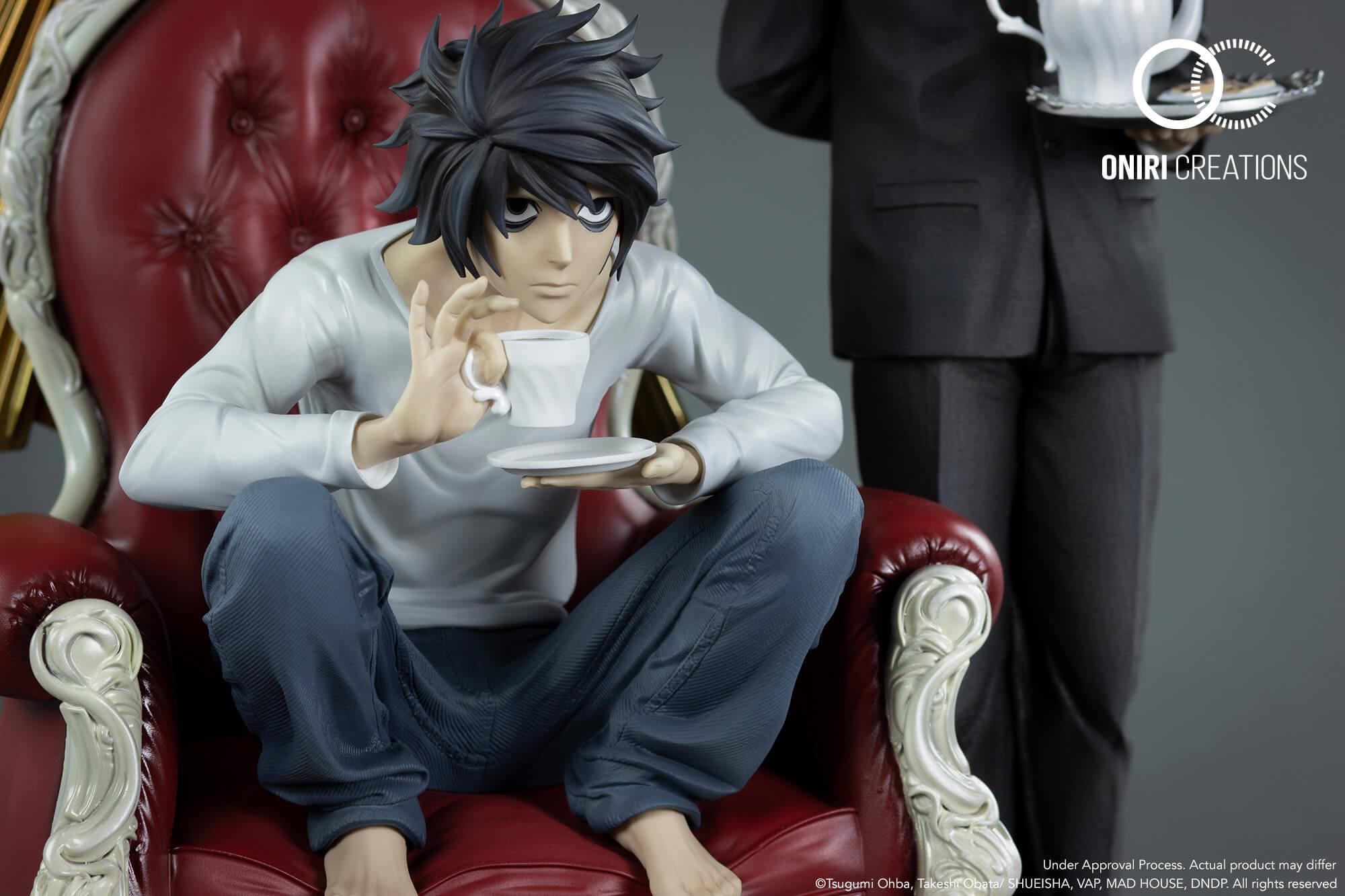 Preview: L und Watari - Death Note Diorama - Oniri Creations