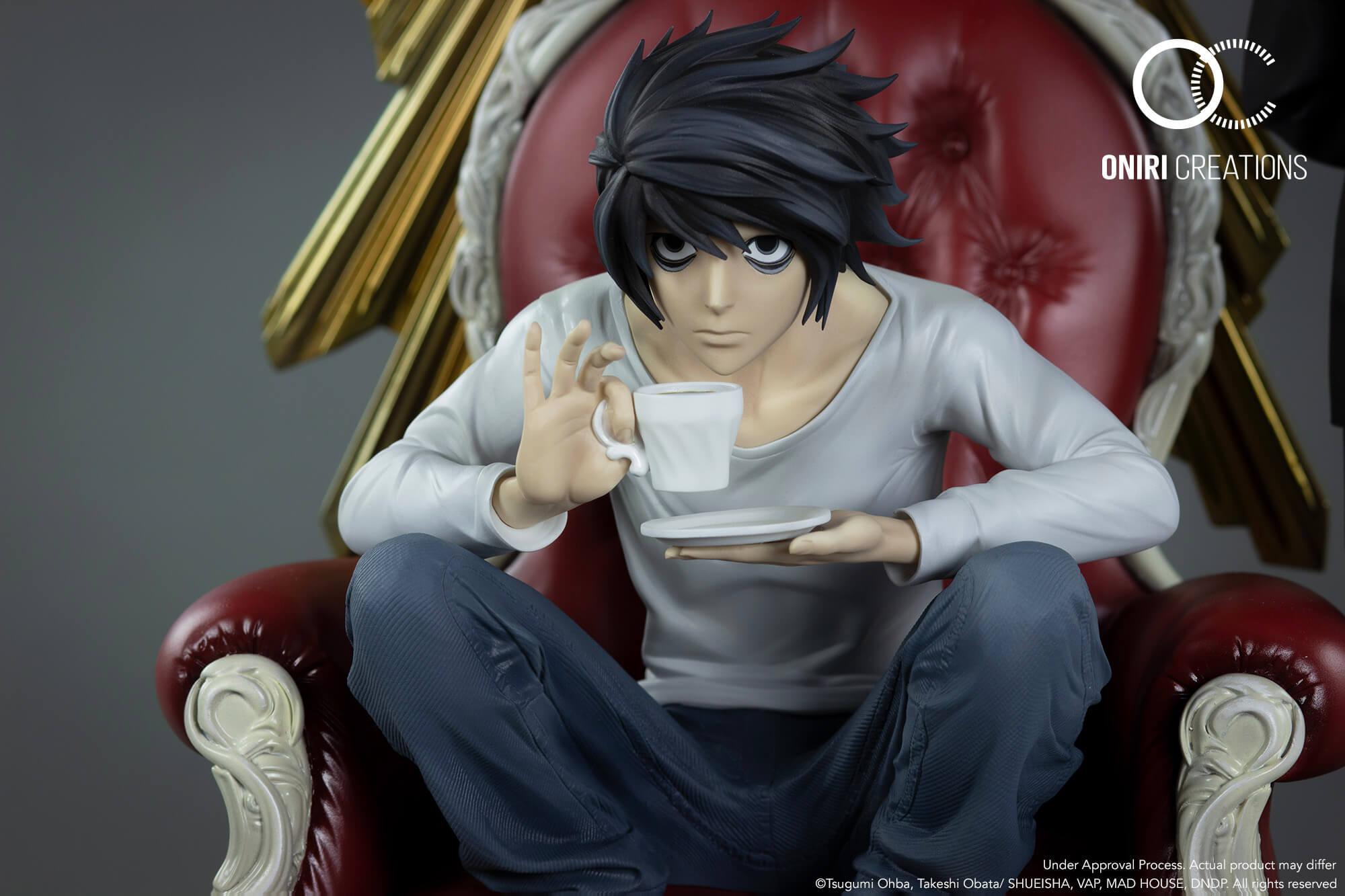 Preview: L und Watari - Death Note Diorama - Oniri Creations