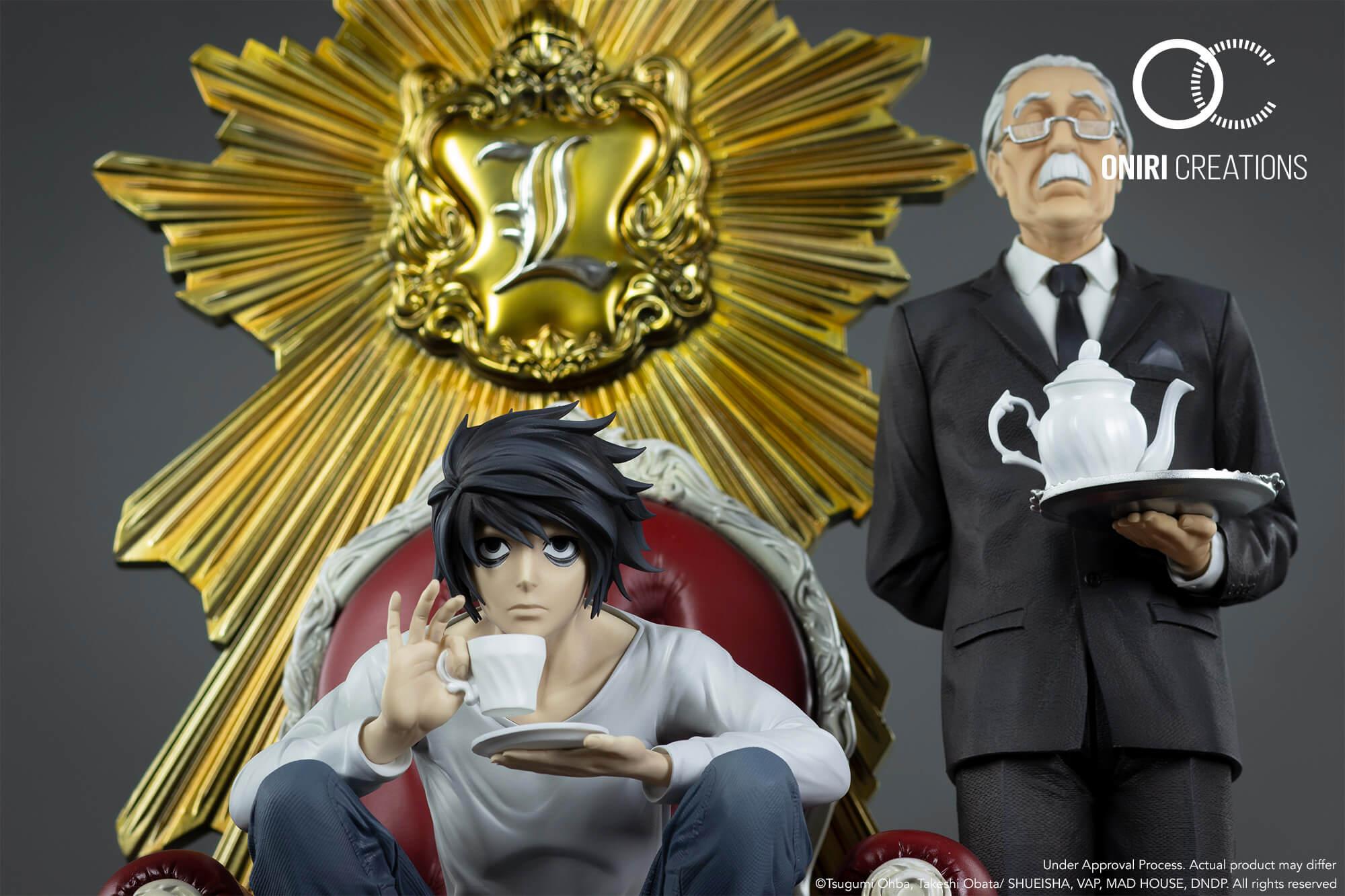 Preview: L und Watari - Death Note Diorama - Oniri Creations