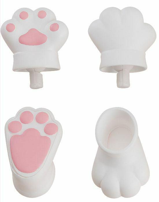 Preview: Weiße Pfoten - Nendoroid Doll Animal Hand Parts Set