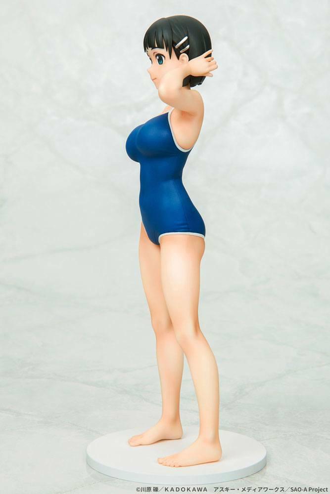 Preview: Suguha Kirigaya - Navy Blue Swimsuit - Q-Six