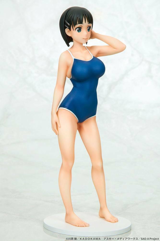 Preview: Suguha Kirigaya - Navy Blue Swimsuit - Q-Six