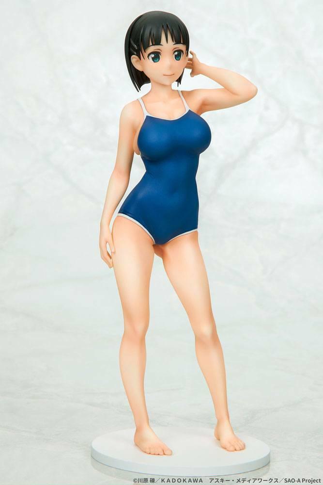 Preview: Suguha Kirigaya - Navy Blue Swimsuit - Q-Six