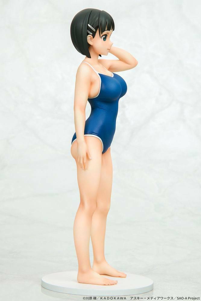 Preview: Suguha Kirigaya - Navy Blue Swimsuit - Q-Six