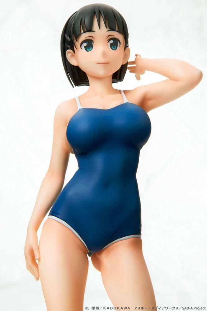 Preview: Suguha Kirigaya - Navy Blue Swimsuit - Q-Six