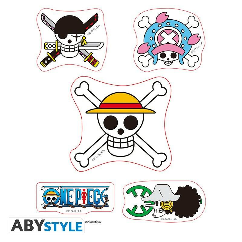Preview: One Piece - "Strohhut-Skulls" - Mini Sticker Set - ABYStyle