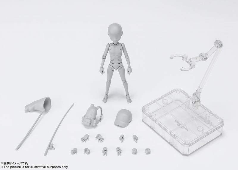 Preview: Body-Kun DX Set - Ken Sugimori Edition Gray Color - S.H. Figuarts