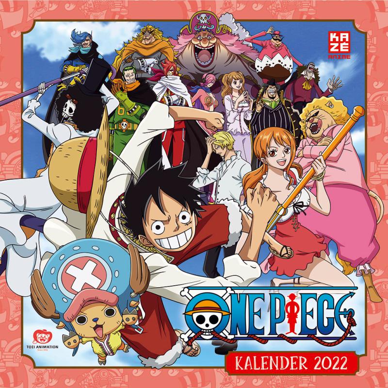 Preview: One Piece - Kaze- Wandkalender 2022