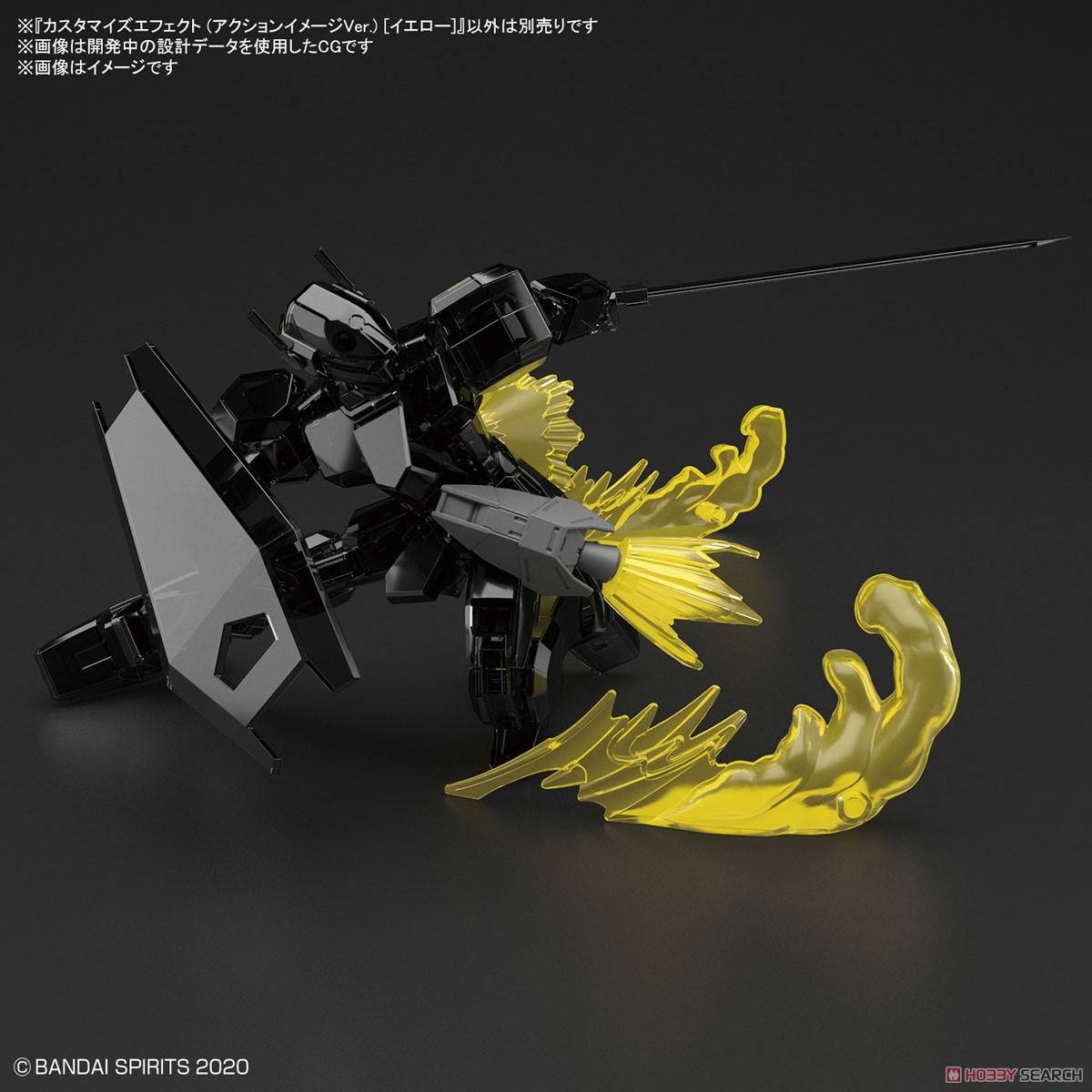 Preview: Customize Effect (Action Image Version) (Gelb) - Bandai Spirits