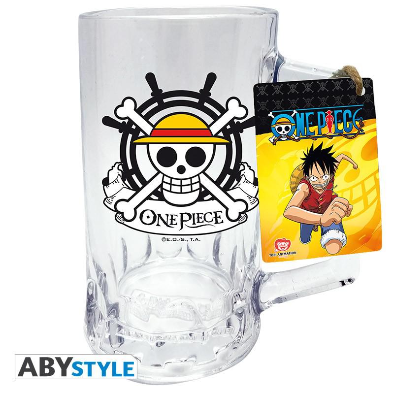 Preview: One Piece  – Bierkrug "Skull - Luffy" - AbyStyle