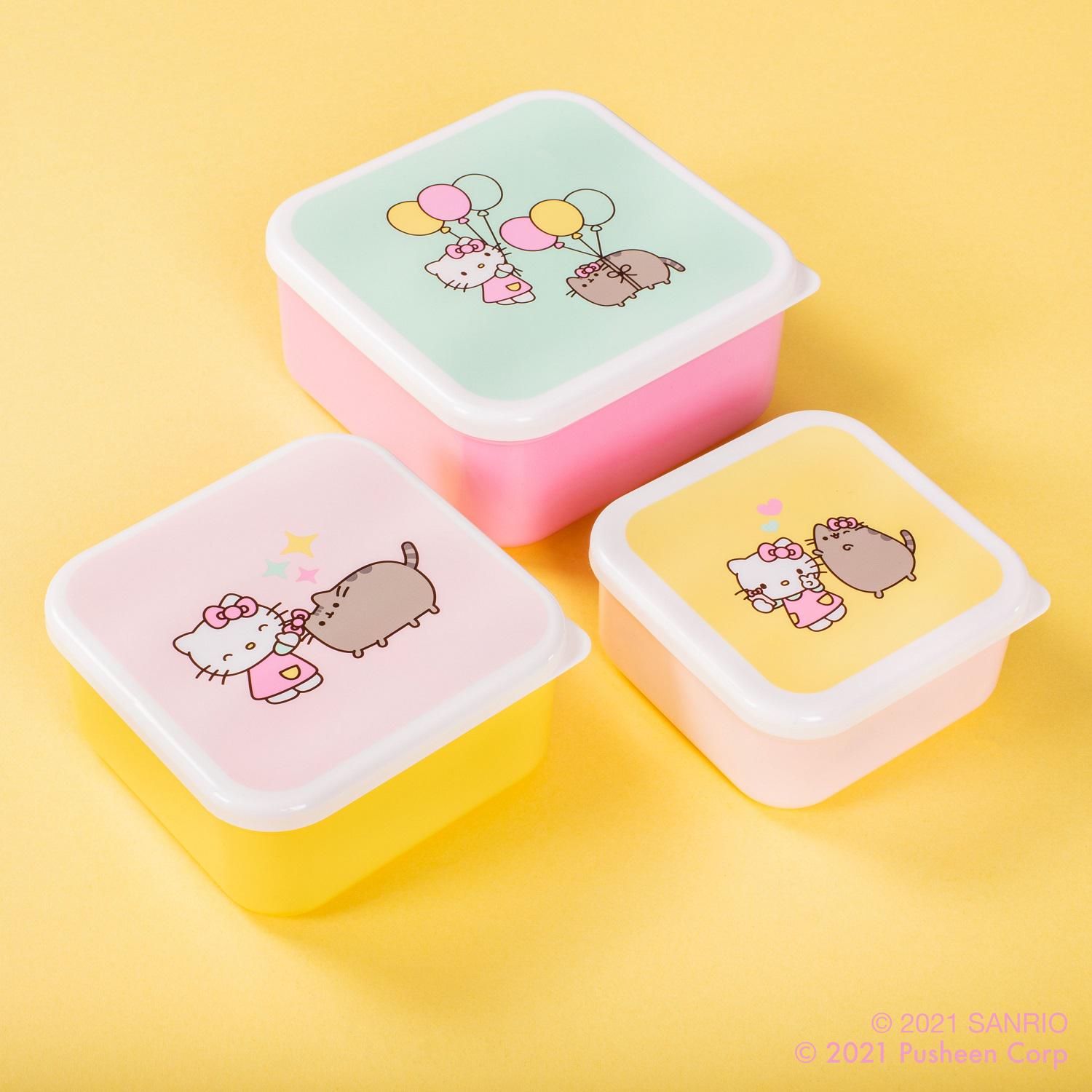 Preview: Pusheen & Hello Kitty - Snack Box Set (3er-Set)