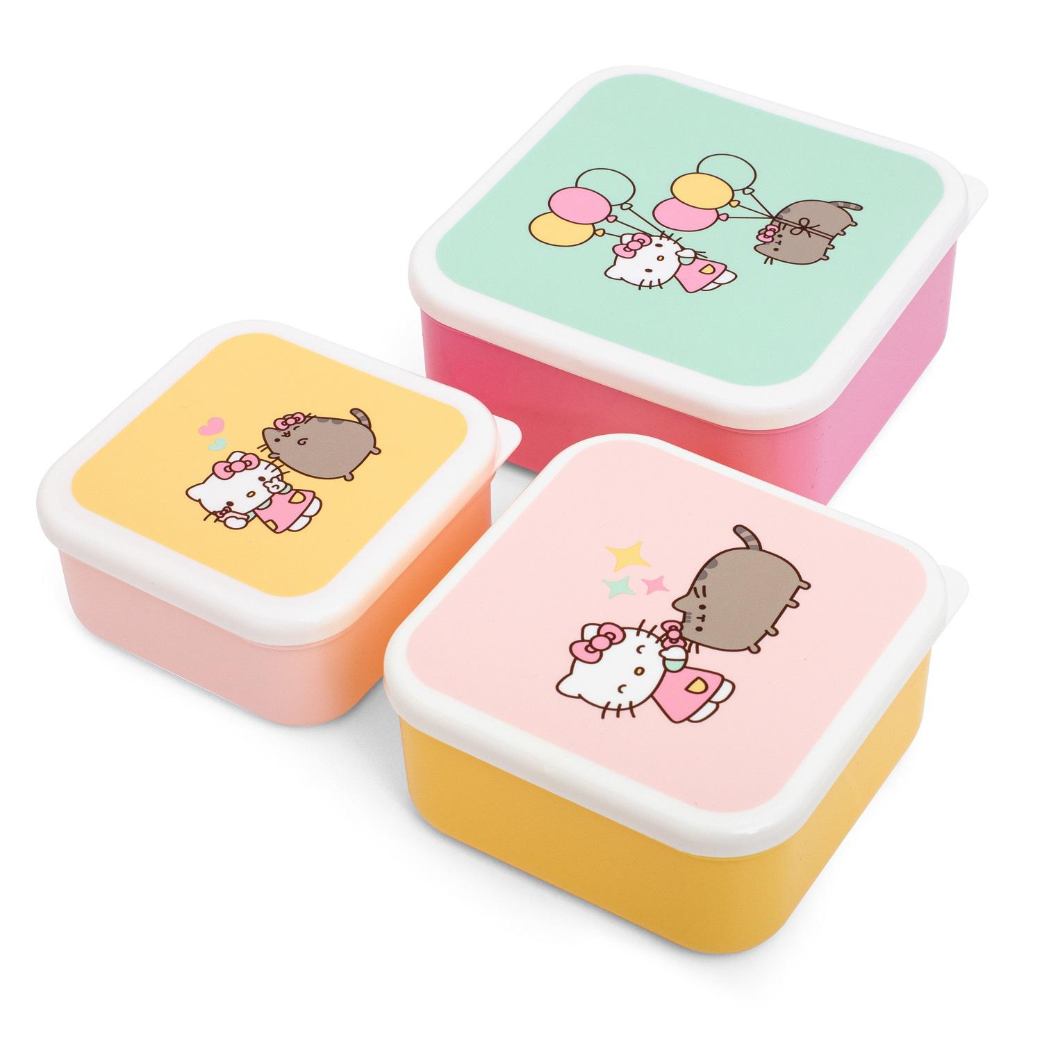 Preview: Pusheen & Hello Kitty - Snack Box Set (3er-Set)