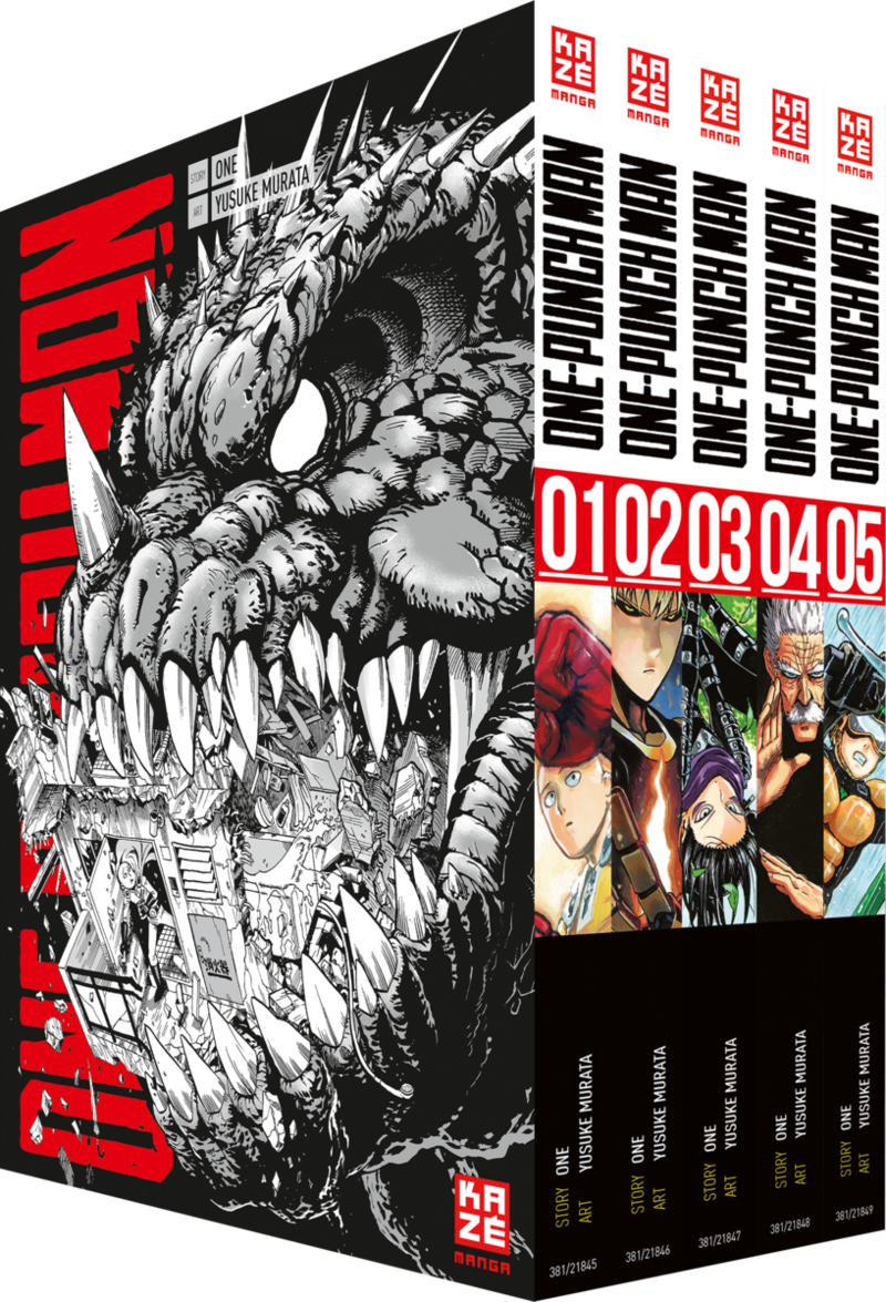 Preview: ONE-PUNCH MAN - Kaze - Band 1-5 im Sammelschuber 