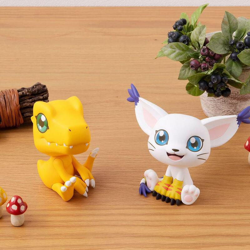 Preview: Agumon und Gatomon - Digimon Adventure Look Up Set - Megahouse