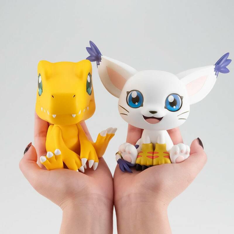 Preview: Agumon und Gatomon - Digimon Adventure Look Up Set - Megahouse