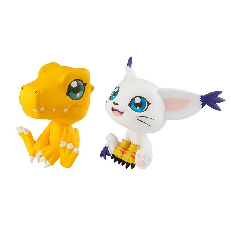 Preview: Agumon und Gatomon - Digimon Adventure Look Up Set - Megahouse