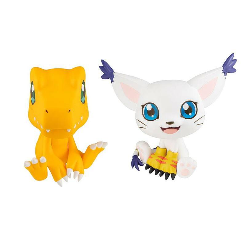 Preview: Agumon und Gatomon - Digimon Adventure Look Up Set - Megahouse