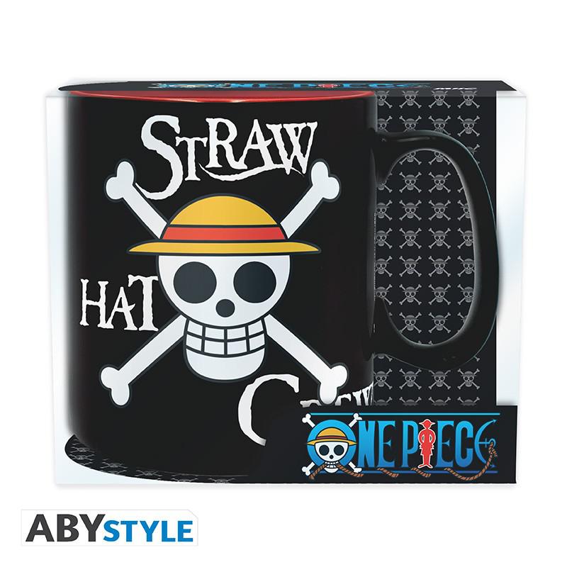 Preview: One Piece - Tasse - Skull & Ruffy - AbyStyle