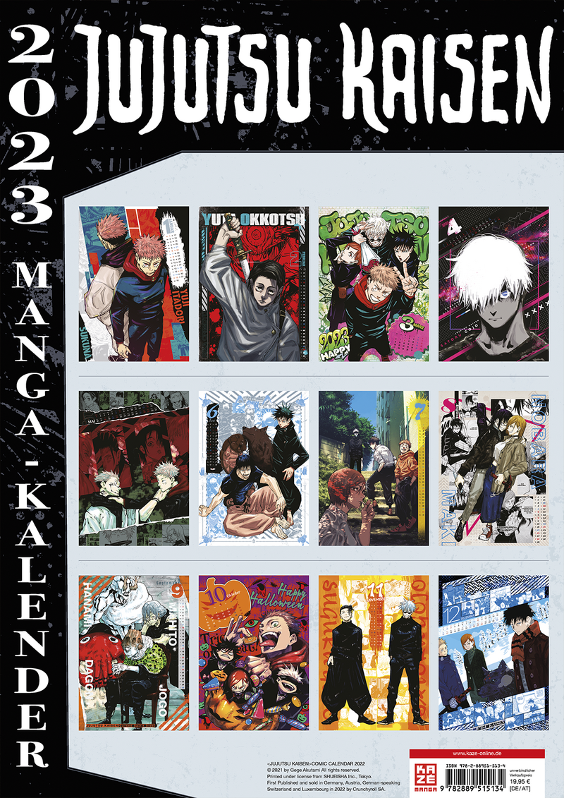 Preview: Jujutsu Kaisen Kalender 2023