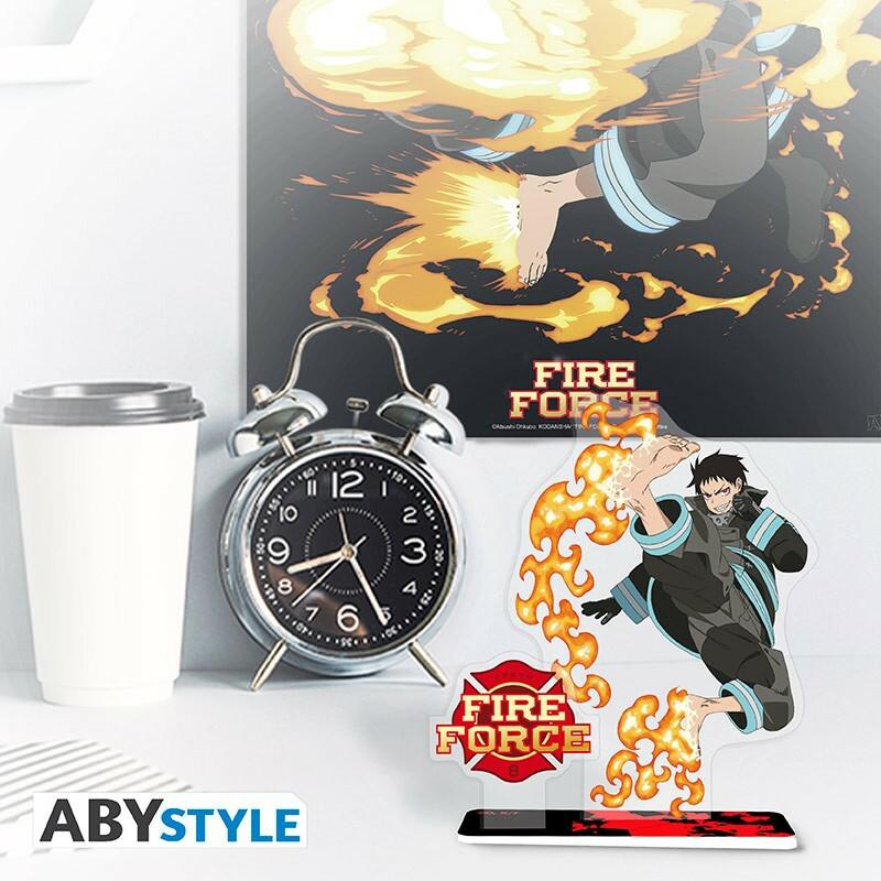 Preview: Fire Force - Acrylaufsteller - Shinra Kusakabe - Abystyle