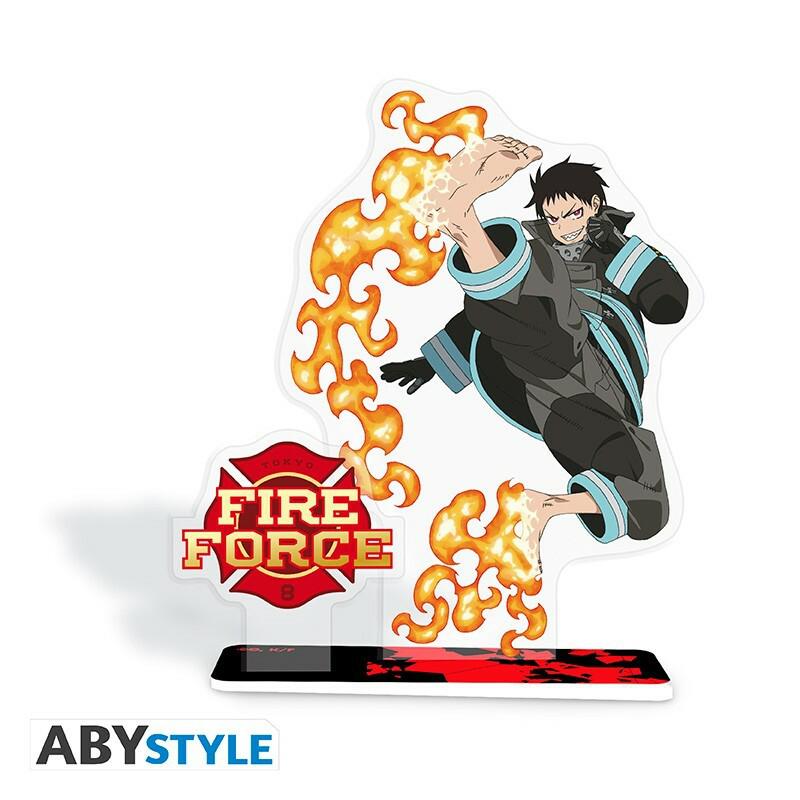 Preview: Fire Force - Acrylaufsteller - Shinra Kusakabe - Abystyle