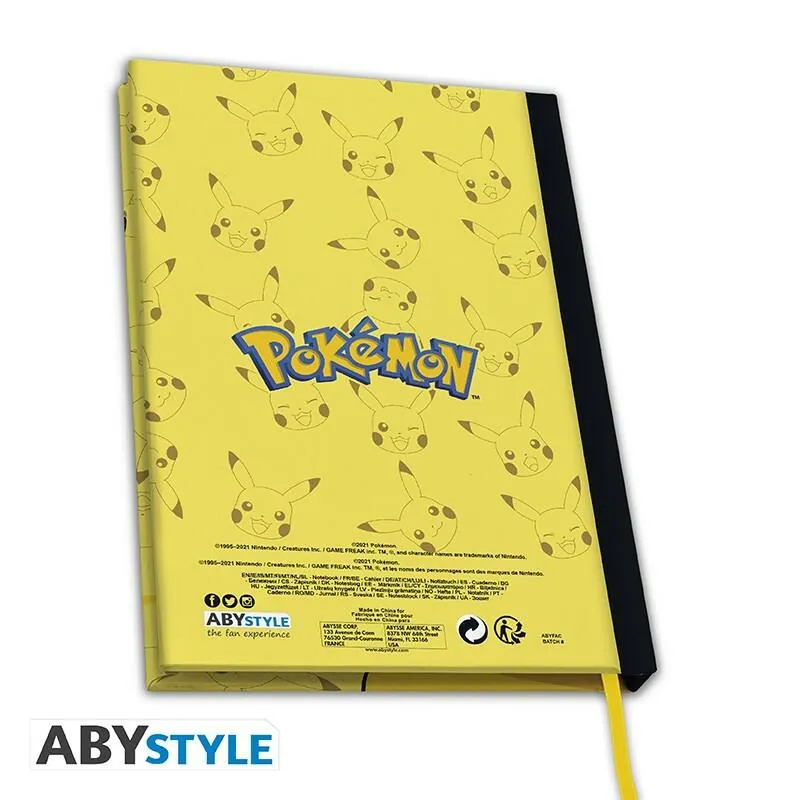 Preview: Pokemon - A5 Notizbuch - "Pikachu" - AbyStyle