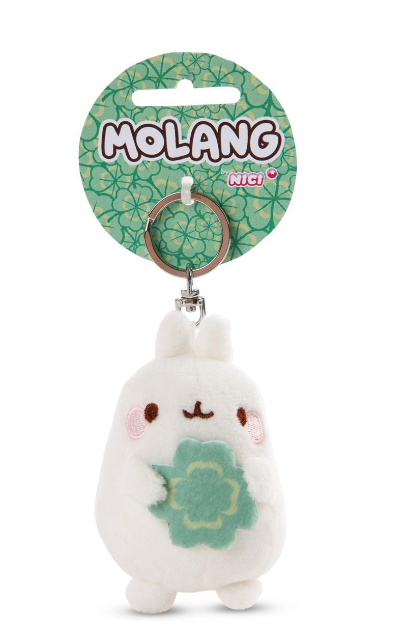 Preview: Molang - Schlüsselanhänger Molang mit Kleeblatt