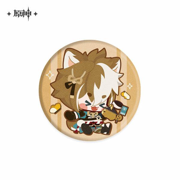 Preview: Gorou - Genshin Impact - Chibi Plush Badge