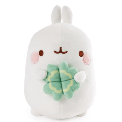 Preview: Molang - Molang mit Kleeblatt - 48 cm Plüsch