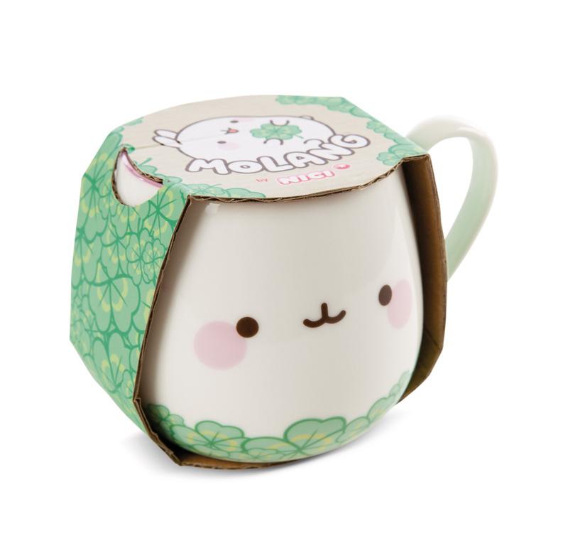 Preview: Molang - Tasse mit Kleeblatt - 400ml