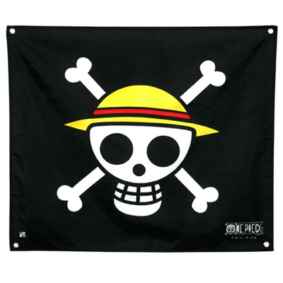 Preview: One Piece - Flagge 50x60 cm - "Skull - Ruffy" - AbyStyle