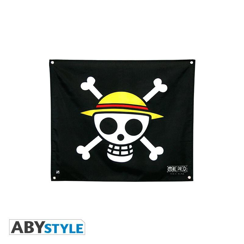 Preview: One Piece - Flagge 50x60 cm - "Skull - Ruffy" - AbyStyle