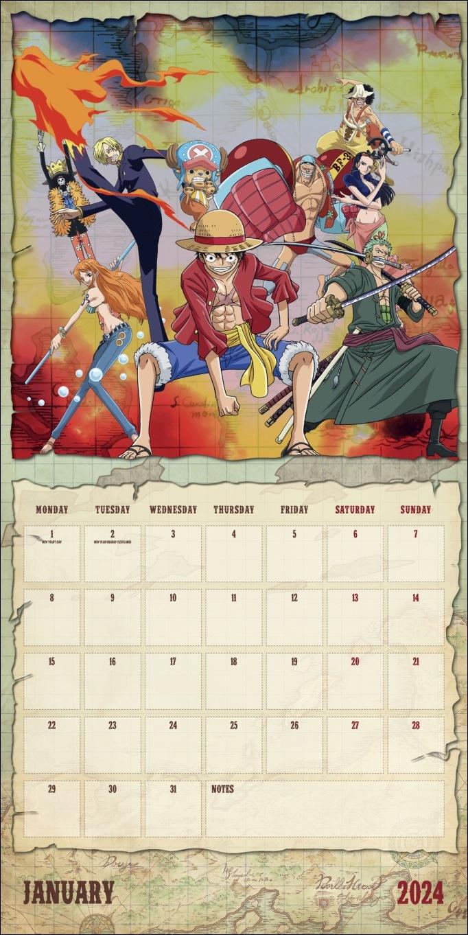 Preview: One Piece Kalender 2024