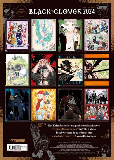 Preview: Black Clover - Tokyopop - Kalender 2024