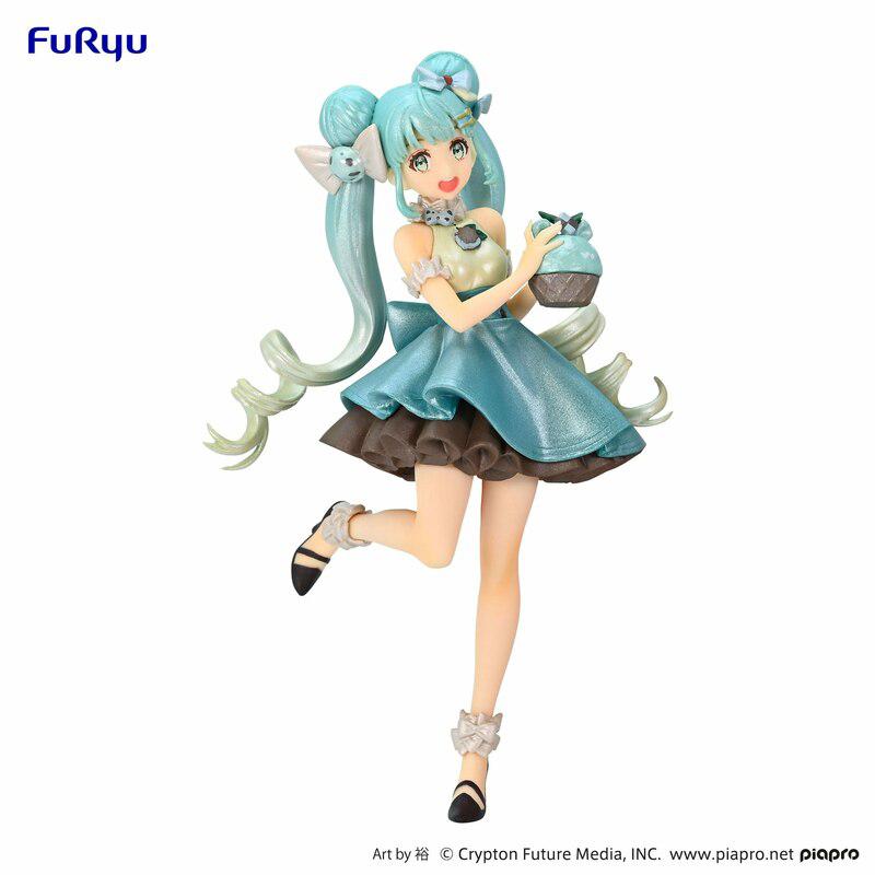 Preview: Hatsune Miku - Chocolate Mint Pearl Color - SweetSweets Series - Furyu 