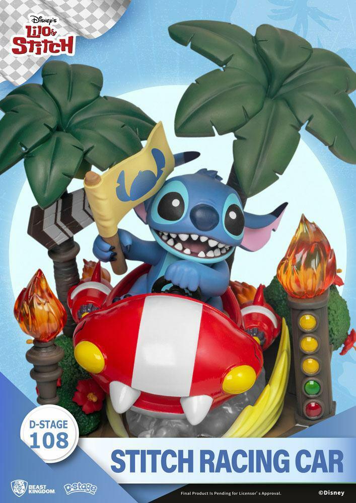 Preview: Racing Car - Lilo & Stitch D-Stage Diorama - Beast Kingdom Toys