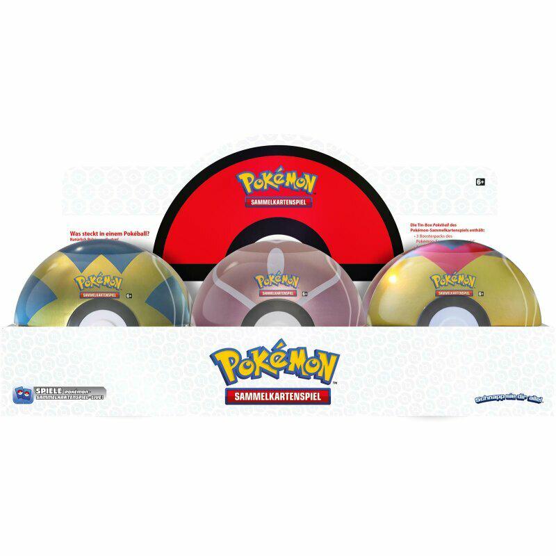 Preview: Pokemon TCG - Pokeball Tin Frühjahr 2022 - Lucky Box (deutsch) 