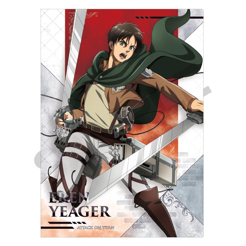 Preview: Eren Jäger / Yeager - Attack on Titan - Clear File / Aktenhülle - Crux