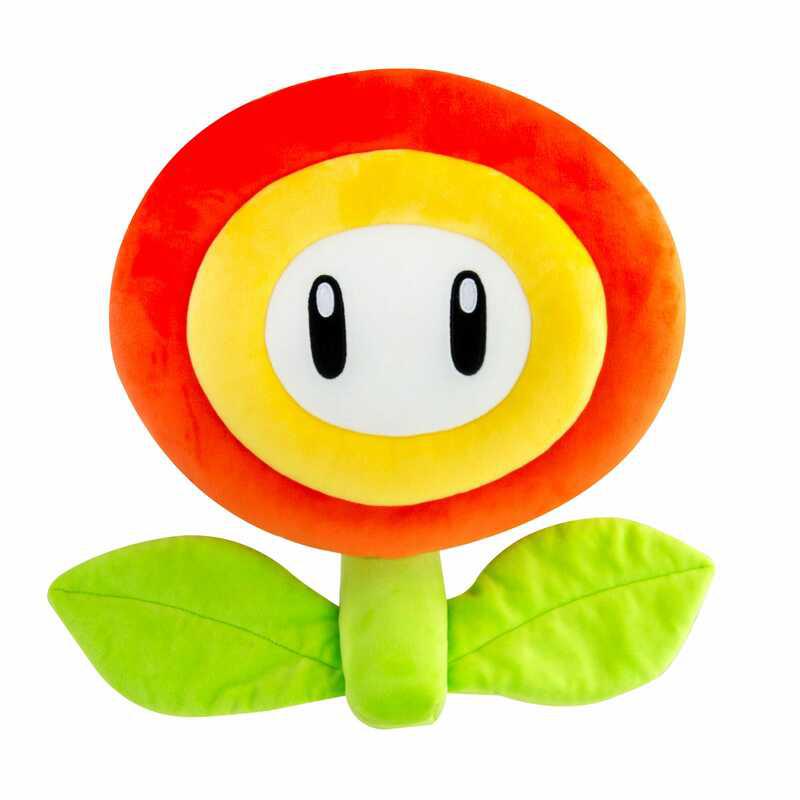 Preview: Feuerblume - Super Mario Mocchi-Mocchi Plüschfigur Mega - Tomy (38 cm)