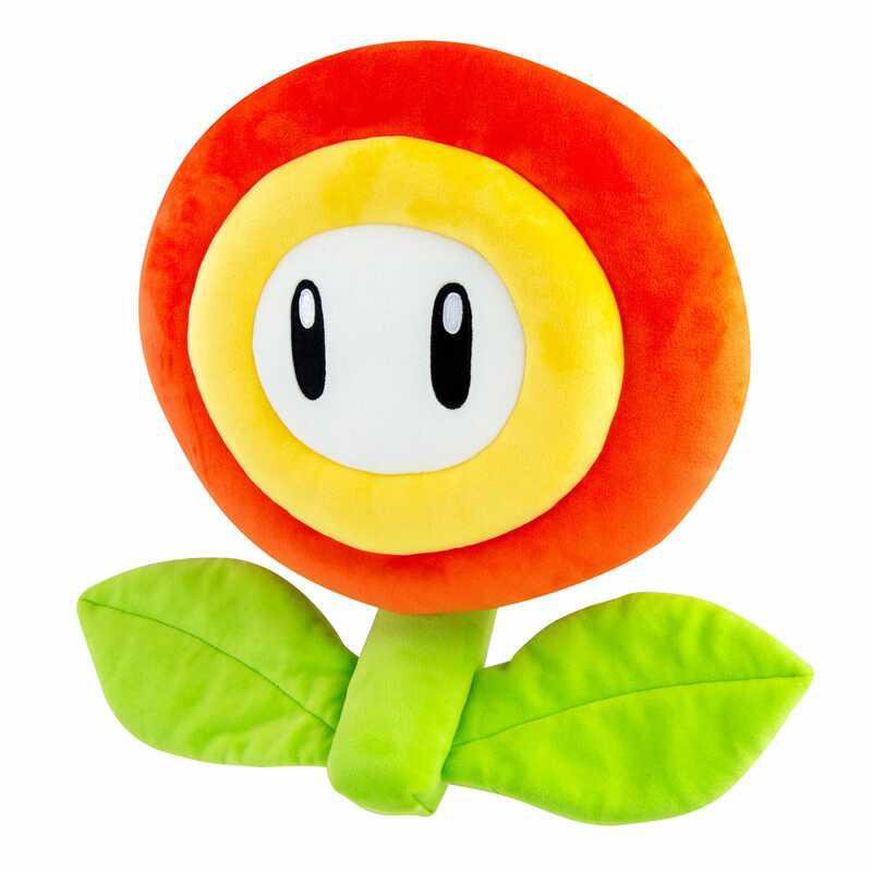 Preview: Feuerblume - Super Mario Mocchi-Mocchi Plüschfigur Mega - Tomy (38 cm)