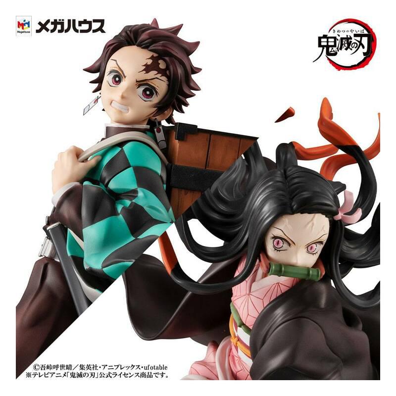 Preview: Tanjiro und Nezuko Kamado - Kamado Kyoudai Set - Precious G.E.M. - Megahouse