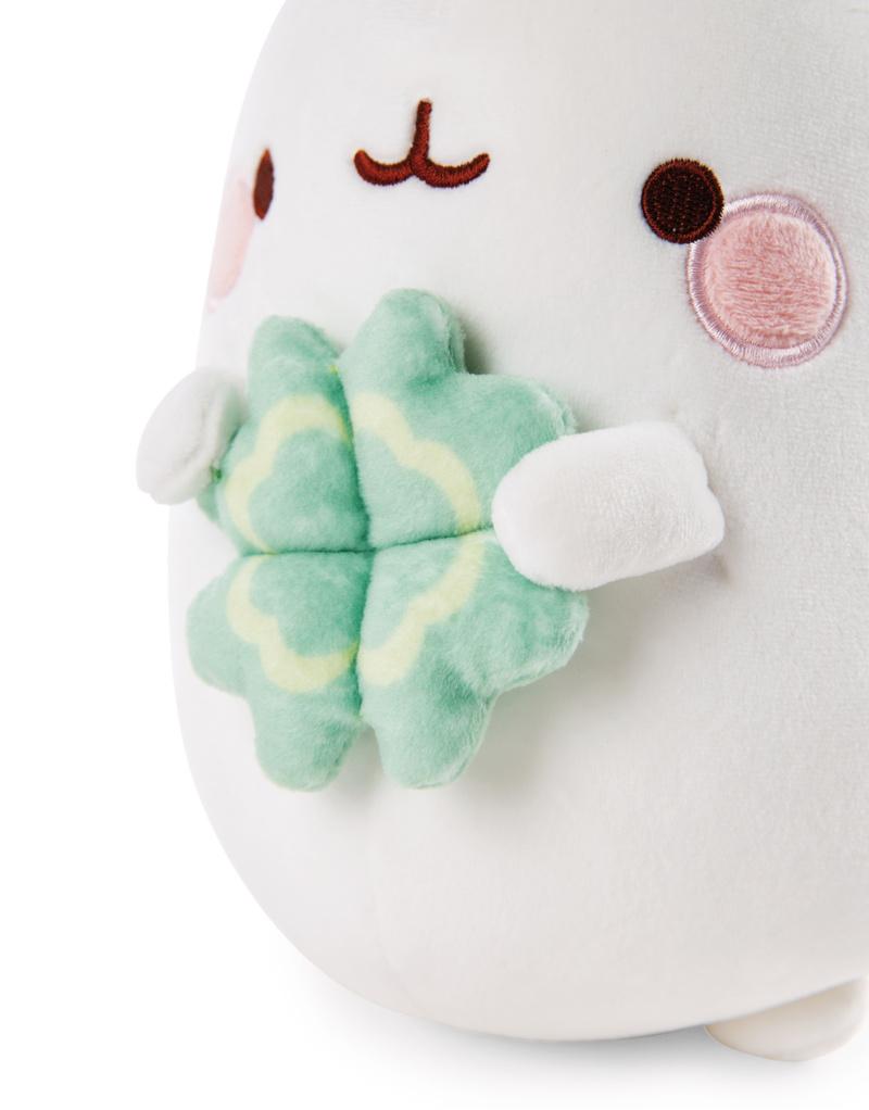 Preview: Molang - Molang mit Kleeblatt in Geschenkverpackung - 16 cm Plüsch