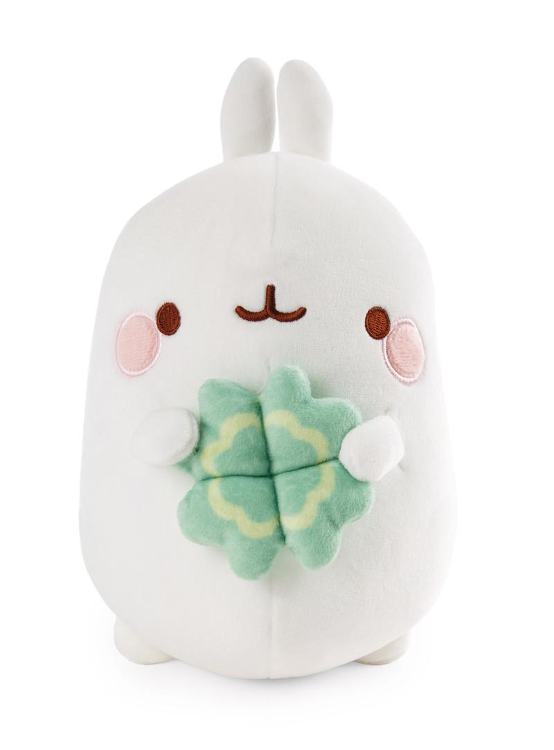 Preview: Molang - Molang mit Kleeblatt in Geschenkverpackung - 16 cm Plüsch