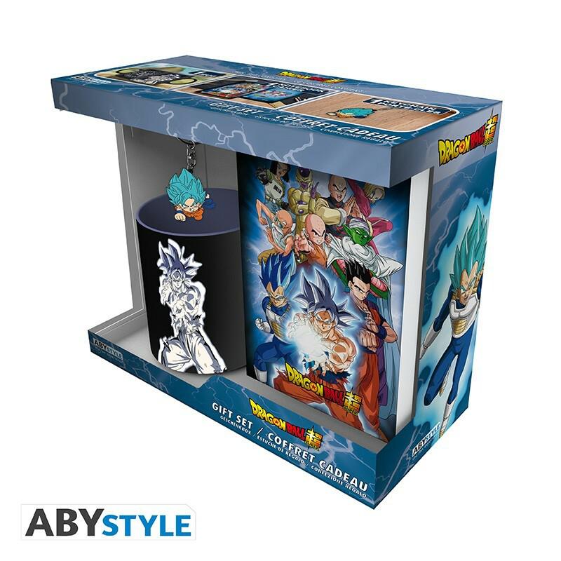 Preview: Dragon Ball Super - "Goku" - Geschenk-Set - 320ml Tasse + Schlüsselanhänger + Notizbuch - AbyStyle