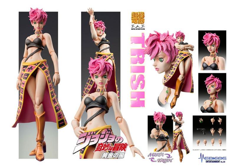 Preview: Trish Una - Jojo Super Action Statue - Medicos - Neuauflage