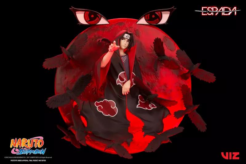 Preview: Itachi Uchiha (Tsukuyomi) - Breach Wall Art Line Statue - Espada Art